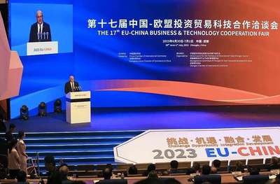 外交部:中歐高層互動頻繁,為雙邊經貿合作指明方向