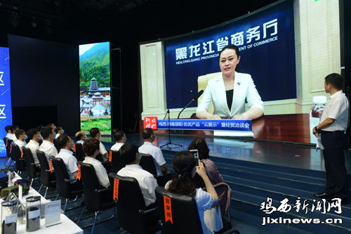 跨過云端 走向世界——雞西·湖南邵陽經濟開發區名優產品云展示暨經貿洽談會側記